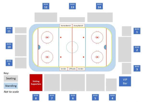 Rink Seating Overview | Milton Keynes Lightning