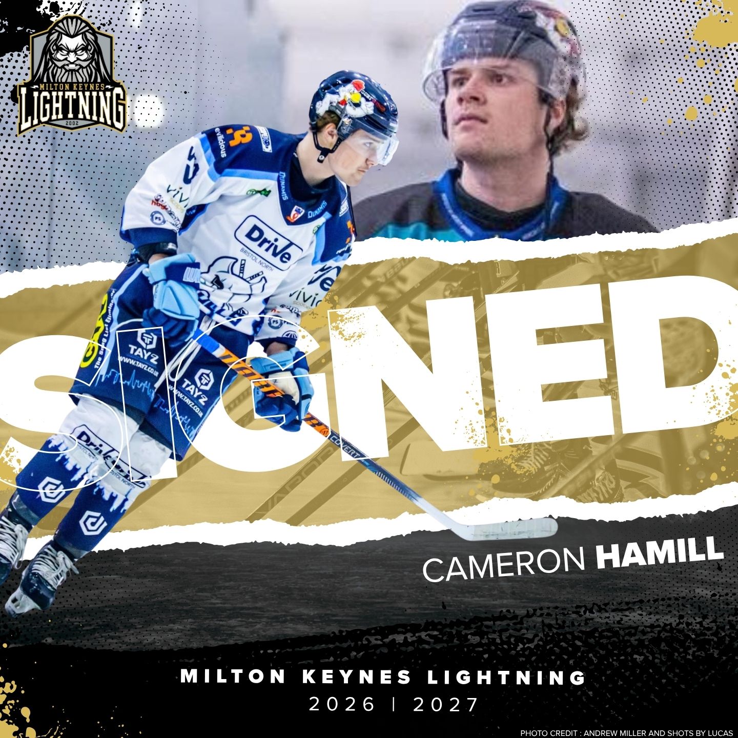 Cameron Hamill MK Lightning