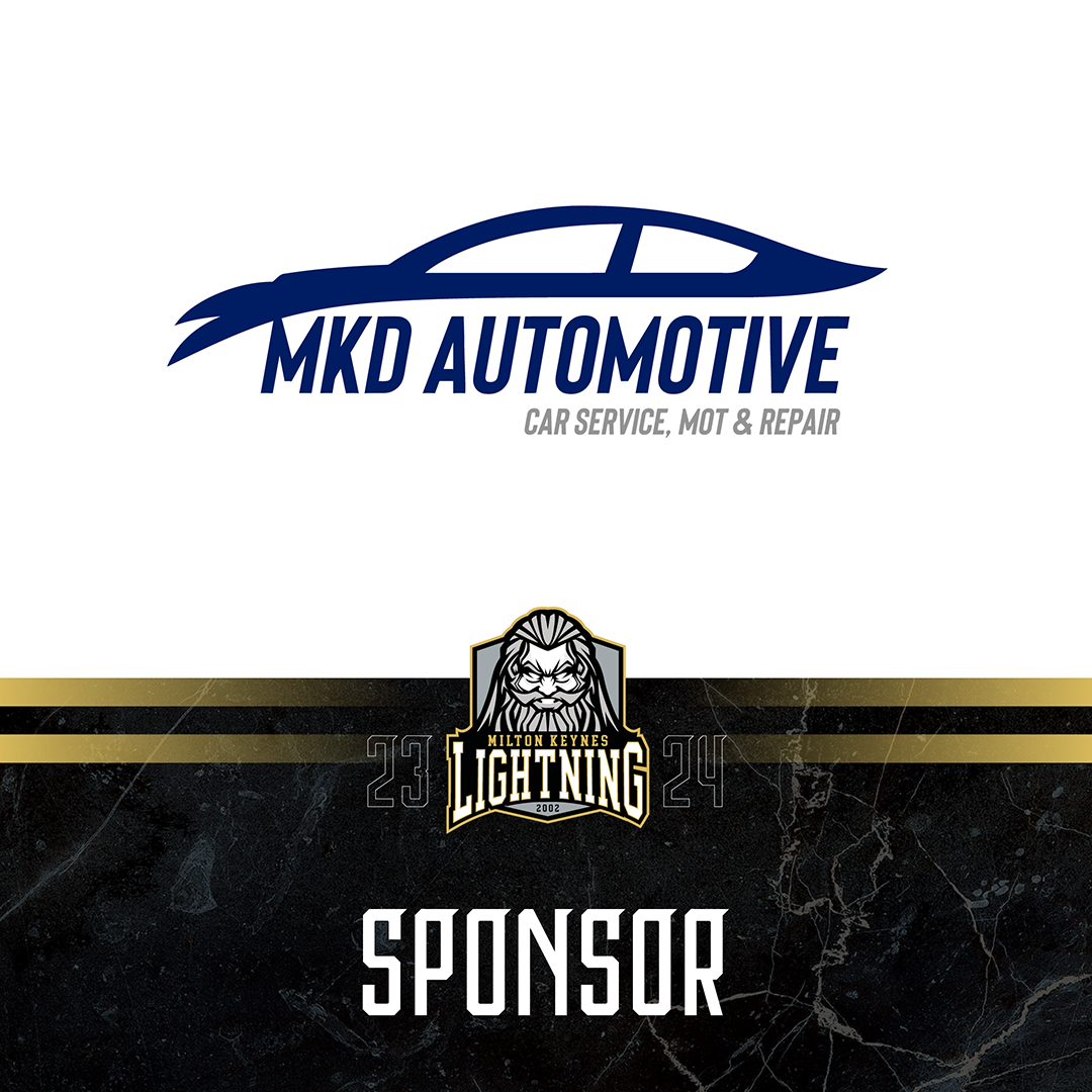 MK Diagnostics Sponsor MK Lightning 23/24 season