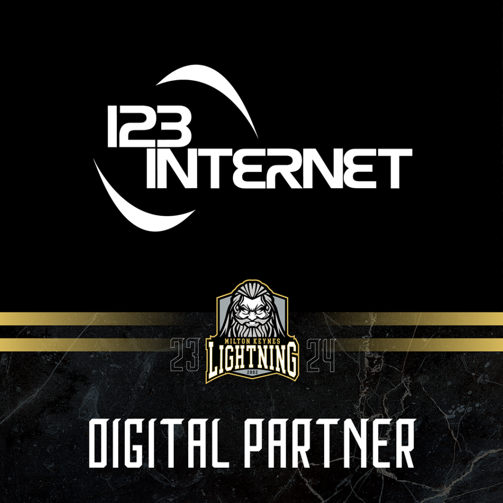 123 Internet sponsor MK Lightning for the 23/24 season