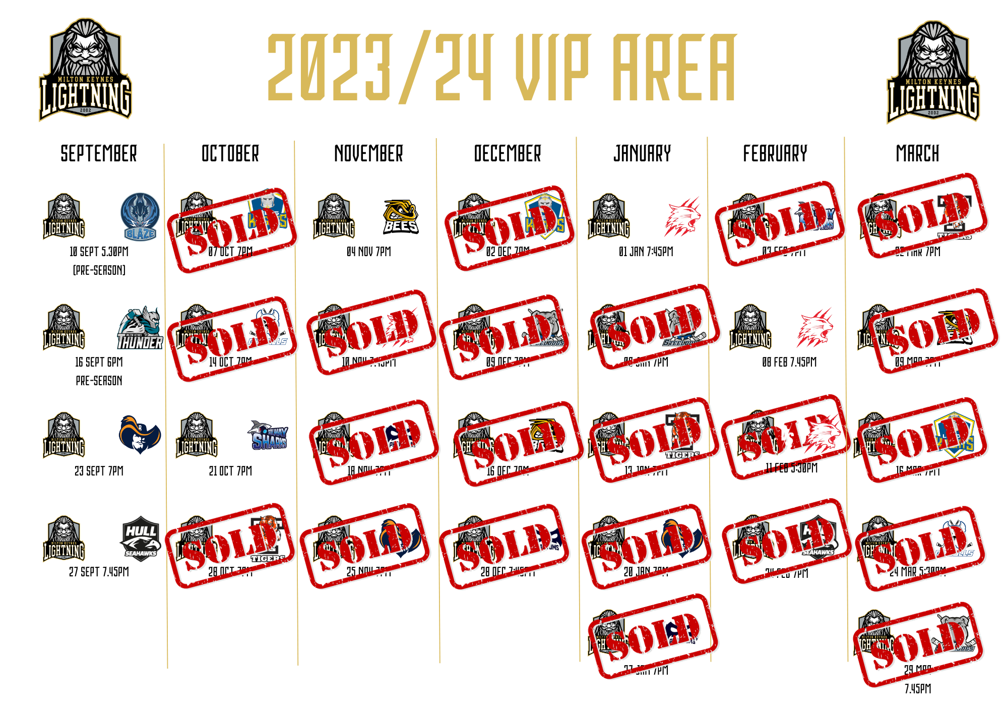 VIP Milton Keynes Lightning Ice Hockey