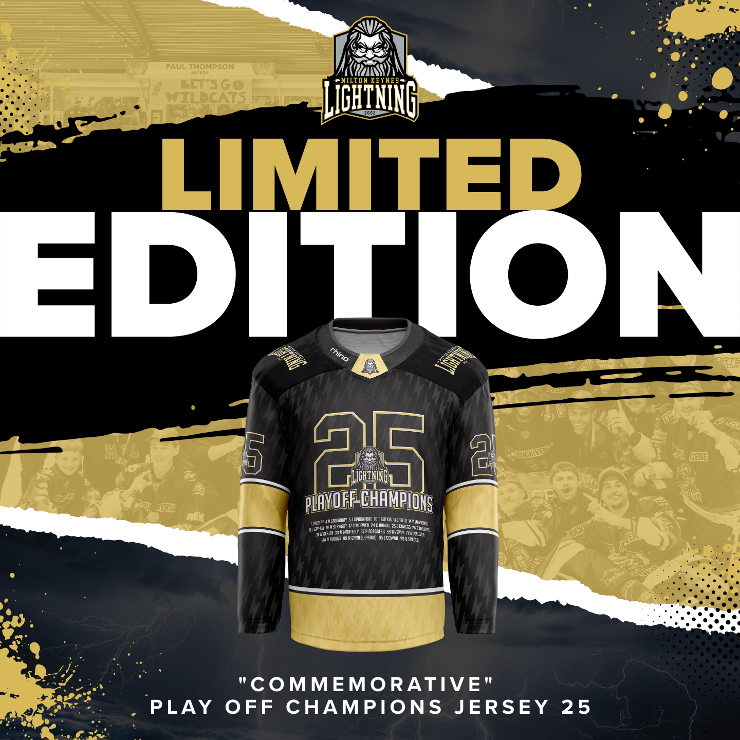 Commemorative jerseys MKL Play Off Champions Jersey 25