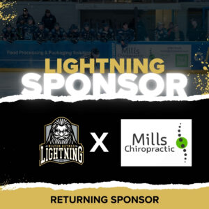Mills Chiropractic return to sponsor MK Lightning for the 25/26 season