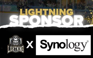 Synology sponsor MK Lightning for teh 25/26 and 26/27 seasons home penalty box