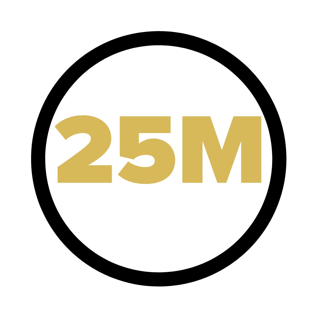 25M