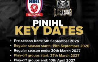 NIHL Season dates 26/27 season