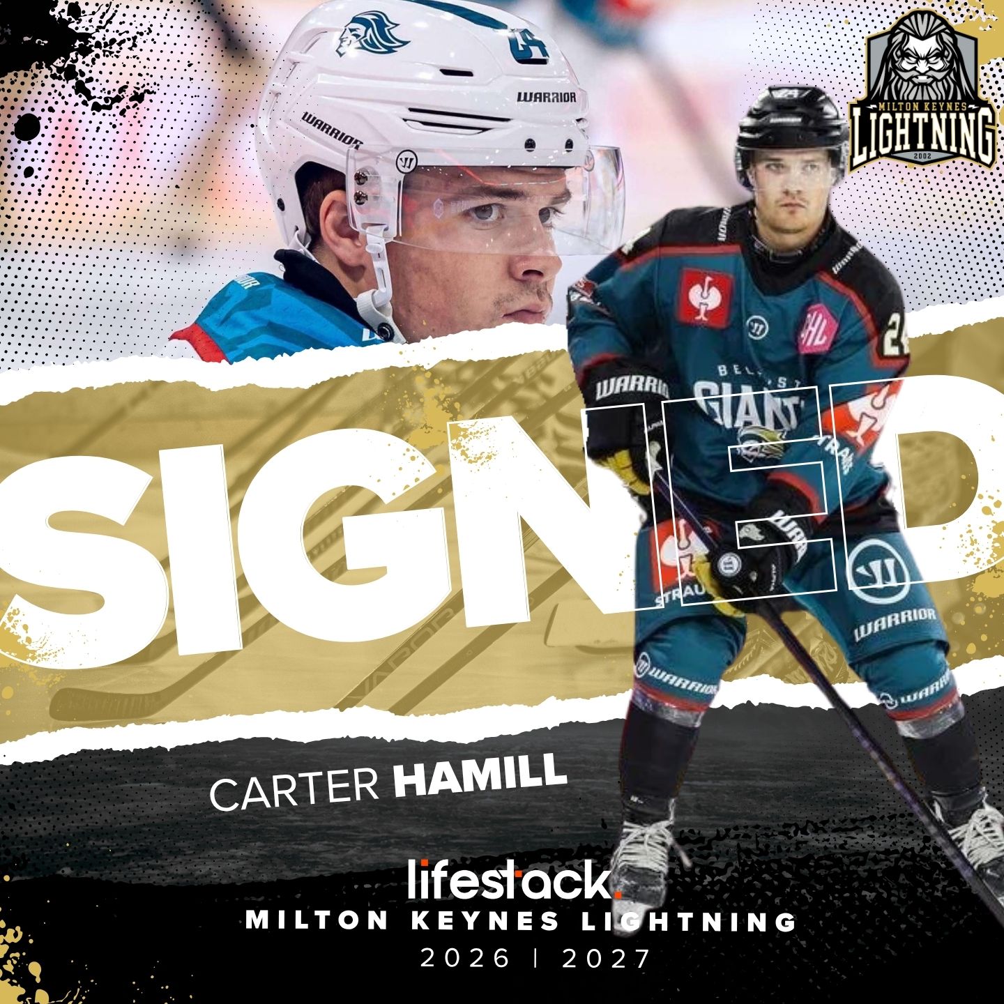 Carter Hamill MK Lightning 26/27 season