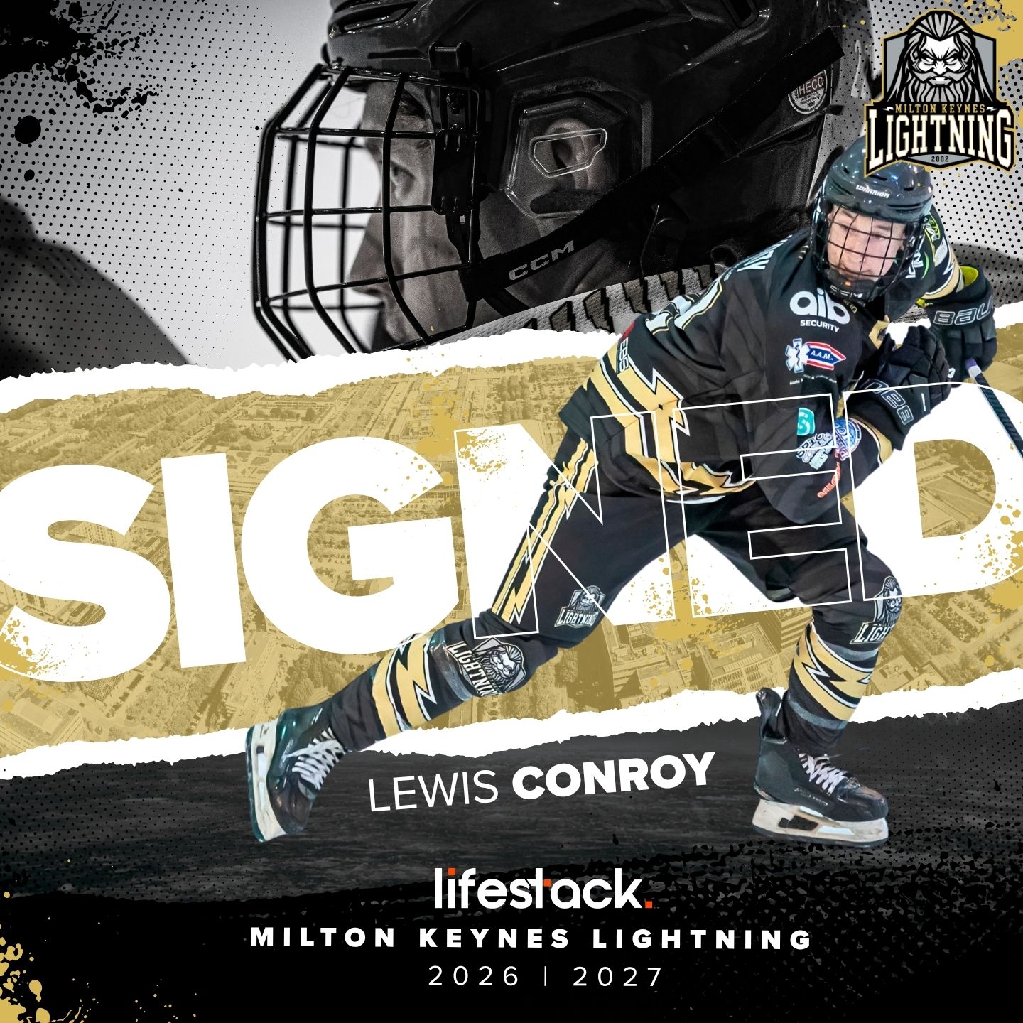 Lewis Conroy signs with MK Lightning 26/27 season