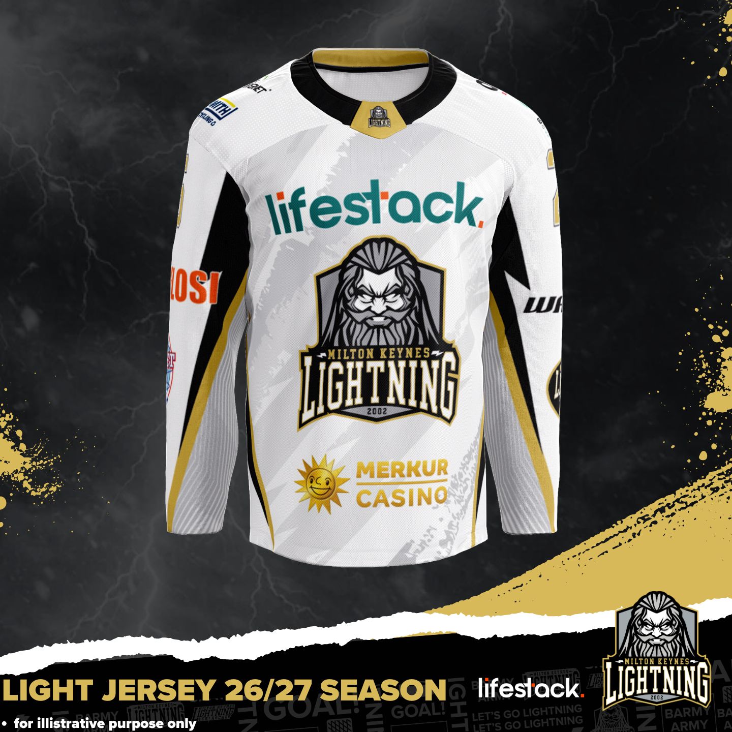 Light front MK lightning 26/27 jersey lifestack