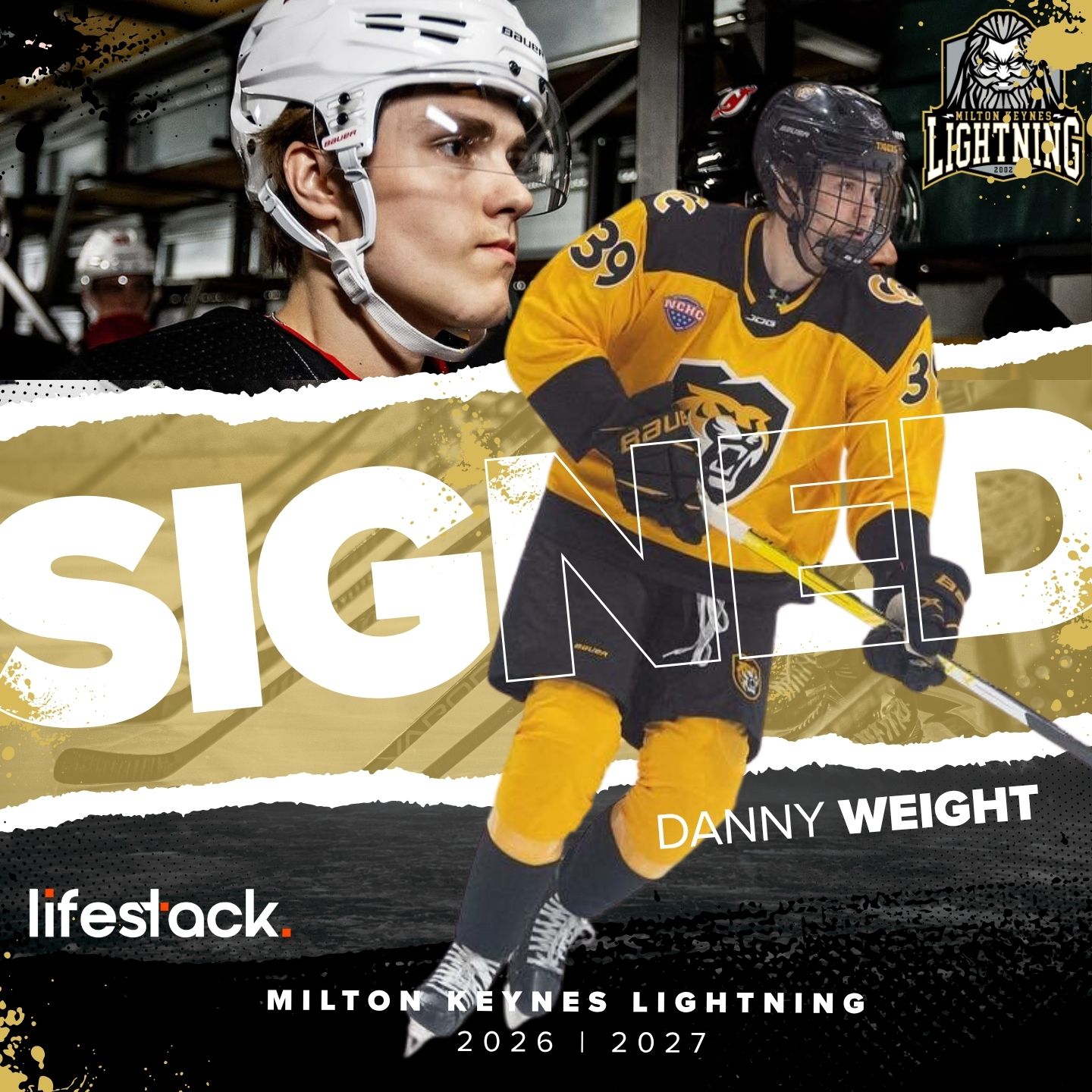 Danny Weight join lifestack MK Lightning for the 26/27 season