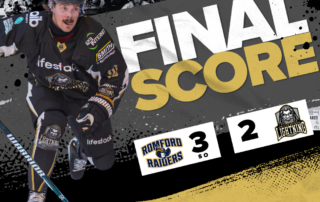 Match Report: Romford Raiders 2-2 – Milton Keynes Lightning after regulation | 11 October 2026